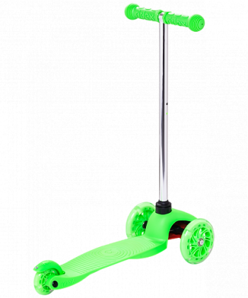 3-х колесный RIDEX 3D Zippy 2.0 (120/80 мм), зеленый