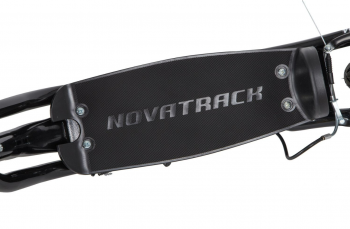 Самокат для детей Novatrack STAMP N4, дропаут, черный