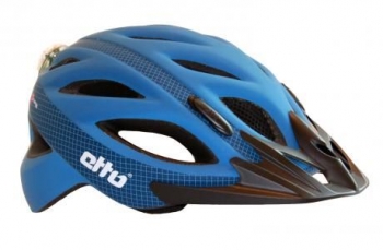 Шлем велосипедный Etto city safe. цвет: синий. размер: s (52-56см)