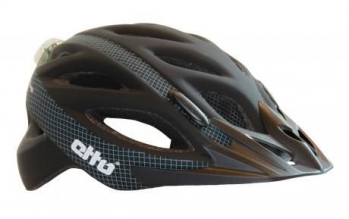 Шлем велосипедный Etto city safe. цвет: чёрный матовый. размер: l (58-62см)