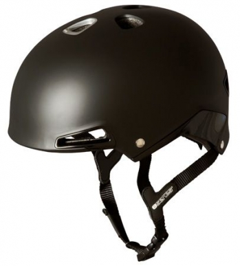 Шлем велосипедный Etto e-series. цвет: чёрный матовый. размер: s/m/l (54-60см)