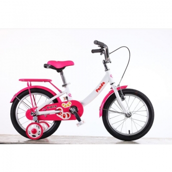 Детский велосипед Gravity Panda 16 , цвет: розово-белый