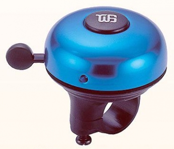 Звонок YWS-319A, D:55мм. материал: алюминиевый купол, пластиковая база. ""Цвет: синий/чёрный.