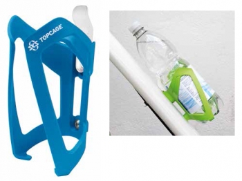 Флягодержатель Sks topcage. материал: пластик. вес 53г. подходит для стандартных ""пластиковых бутылок. цвет: синий