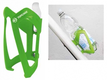 Флягодержатель Sks topcage. материал: пластик. вес 53г. подходит для стандартных ""пластиковых бутылок. цвет: зелёный