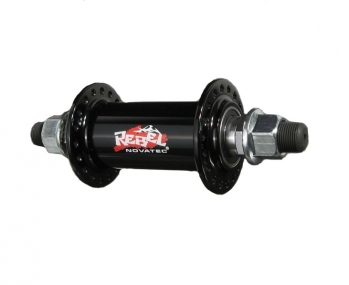 Велосипедная втулка Novatec передняя a075sbt, bmx, 36н, ось m14x150x100, на промподшипниках, чёрная