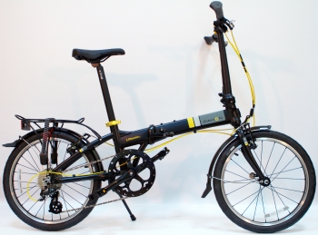 Складной велосипед Dahon Vitesse D8 черный 8 скоростей, колеса 20