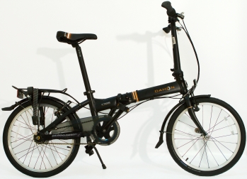 Складной велосипед Dahon Vitesse i7 черный матовый 7 скоростей, колеса 20