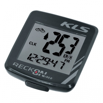 Велокомпьютер KELLYS RECKON. 10 ф-ций: часы, скорость текущая, средняя, макс., ""сравнение ск-тей, время поездки, расстояние поездки, общее расстояние, режим ""сканирования, авто включение, чёрный
