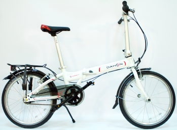 Складной велосипед Dahon Vitesse i7 белый, 7 скоростей, колеса 20
