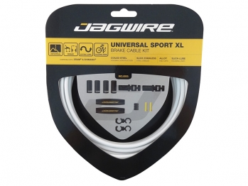 Тросы с оболочками для тормозов Jagwire тросы с оболочками для тормозов длинные комплект Universal Sport Brake xl, белый