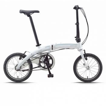 Складной велосипед Dahon Curve D3 белый, 3 скорости, колеса 16