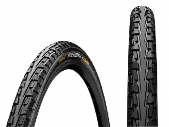 Велосипедная покрышка Покрышка Continental RIDE Tour, 26 x 1.75, (47-559), чёр./чёр. Extra Puncture Belt