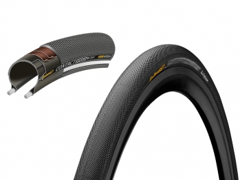 Велосипедная покрышка Continental CONTACT Speed, 26 x 2.0, 50-559, чёр./чёр., 180TPI, Double SafetySystemBreaker