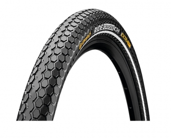 Покрышка Continental Ride Cruiser 26 x 2,2 (55-559) чёрная  с светоотражающей полосой