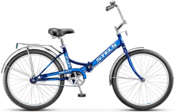 Складной велосипед Stels Pilot 710, бело-синий