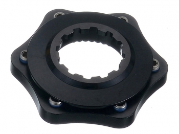Alhonga Адаптер втулка Center Lock/ ротор 6 болтов, чёрный