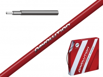 Велосипедная рубашка троса Alhonga тормоза 5мм со смазкой, 30м, в коробке. Цвет: RED