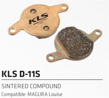 Колодки KLS D-11S  тормозные к дисковому тормозу арт. ZKE92265