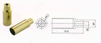 Наконечник Jagwire оболочки троса тормоза BOT115-6 5 мм арт. ZTB50681