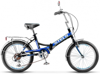 Складной велосипед Stels Pilot 450, колеса 20, синий