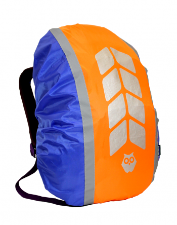 Чехол на рюкзак "МИКС", цвет вас-к-оранж, объем 20-40 л, PROTECT