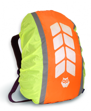 Чехол на рюкзак "МИКС", цвет лимон-оранж, объем 20-40 л, PROTECT