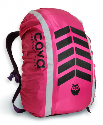 Чехол на рюкзак "СИГНАЛ", цвет фуксия, объем 20-40 литров, PROTECT