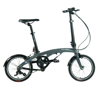 Складной велосипед Dahon EEZZ D3 Matt Gunmetal серый, 3 скорости , колеса 16