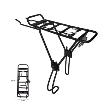 Багажник HS-042 на 26-28", совместим с дисковым тормозом, чёрный арт. NTB21247