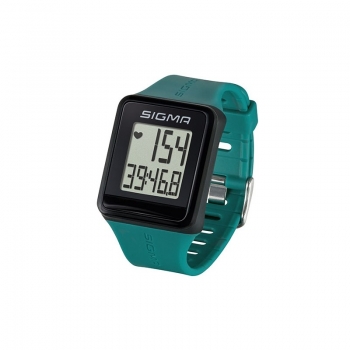 Часы спортивные SIGMA SPORT iD.GO: пульсометр, секундомер, часы. Цвет: бирюзовый