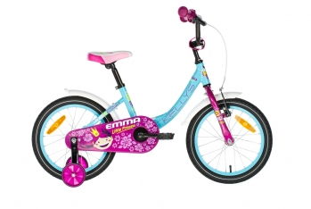 Детский велосипед Kellys Emma16" зеленый/розовый