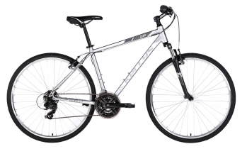 Гибридный велосипед Kellys Cliff 10 серый, размер рамы: 21