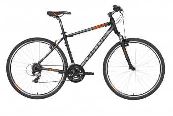 Гибридный велосипед Kellys Cliff 30 черно-оранжевый, рост: XL