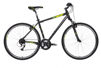 Гибридный велосипед Kellys Cliff 70 черный, размер рамы: 21
