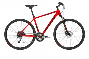 Гибридный велосипед Kellys Phanatic 10 красный, рост: M