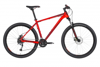 Горный велосипед Kellys Spider 30 27.5" красный, размер: L