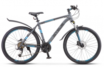 Горный велосипед Stels Navigator 640 D V010 (рама 19) Серый/синий