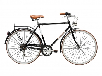 Комфортный велосипед Adriatica Condorino, черный, 6 скоростей, размер рамы:540мм (21)