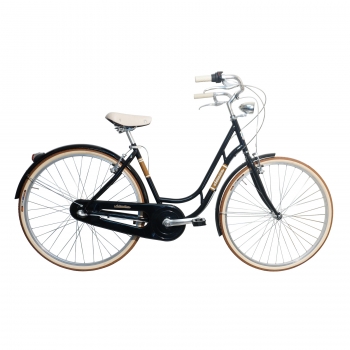 Комфортный велосипед Adriatica Danish Nexus 3V, Черный, 3 скорости, размер рамы: 480мм (19)