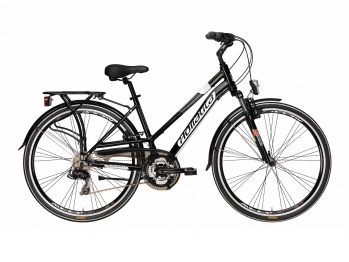 Комфортный велосипед Adriatica Sity 2 Lady, черный, 21 скорость, размер рамы: 450мм (18)