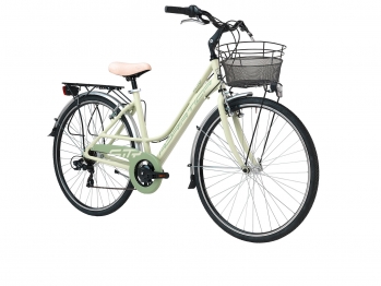 Комфортный велосипед Adriatica Sity 3 , Lady, зеленый, 18 скоростей, размер рамы: 450мм (18)