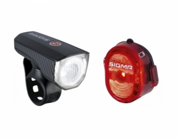 Комплект освещения SIGMA SPORT AURA 40 USB / NUGGET II с кабелем USB