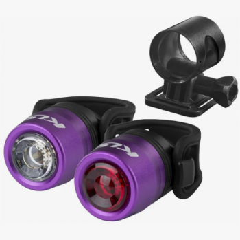 Комплект освещения KLS IO USB фиолетовый: 50лм/15лм, алюминиевый корпус, 0,5W Cree LED