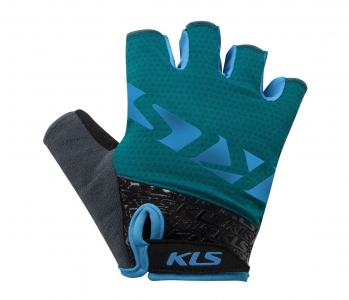 Перчатки KLS LASH BLUE M, лёгкие и прочные, ладонь из синтетической кожи с гелевыми вставками