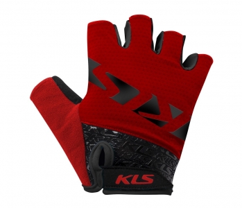 Перчатки KLS LASH RED XS, лёгкие и прочные, ладонь из синтетической кожи с гелевыми вставками