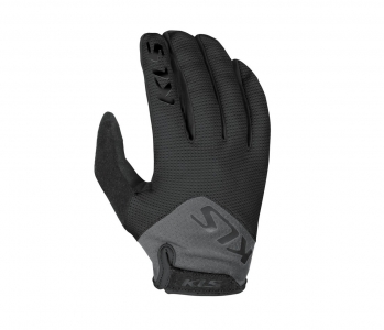 Перчатки KLS Range BLACK L с длинными пальцами лёгкие вентилируемые