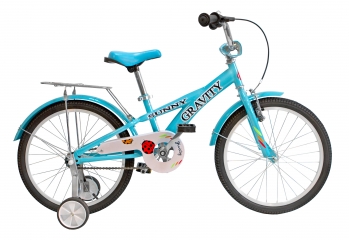 Подростковый велосипед Gravity Sunny boy 20" синий, Распродажа