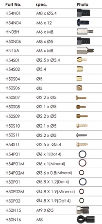 Прокладка O-ring 4.8X1.9(DOT4) для HAYES арт. ZTB20795