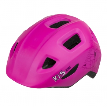 Шлем KLS ACEY розовый XS (45-49см). Двухкомпонентное литьё, 10 вент. отверстий, светоотражающие стикеры